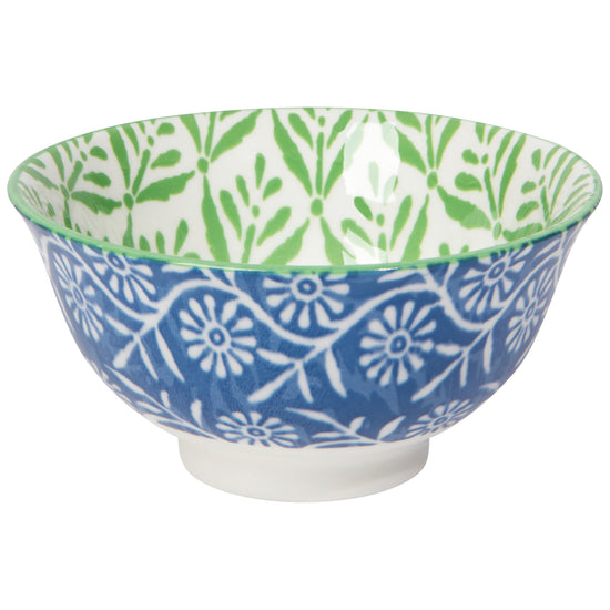 now designs Green Leaf Stamped Bowl 3.5 Inch