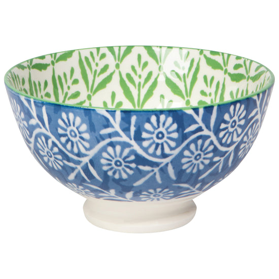 now designs Green Leaf Stamped Bowl 4 Inch
