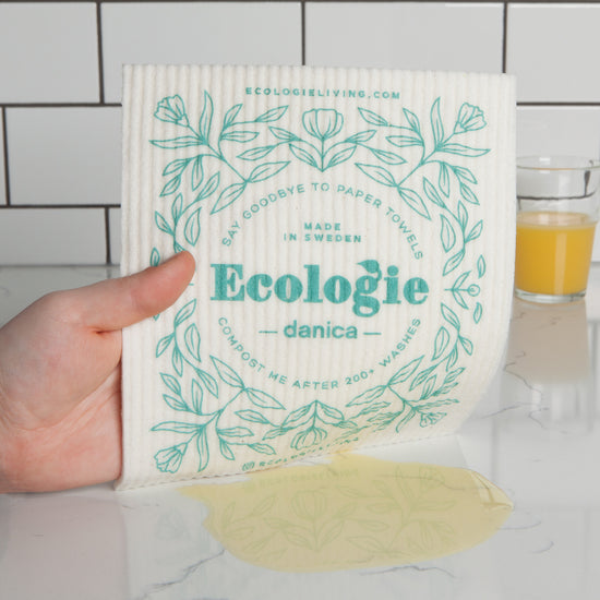 Now Designs Green Love Swedish Dishcloth