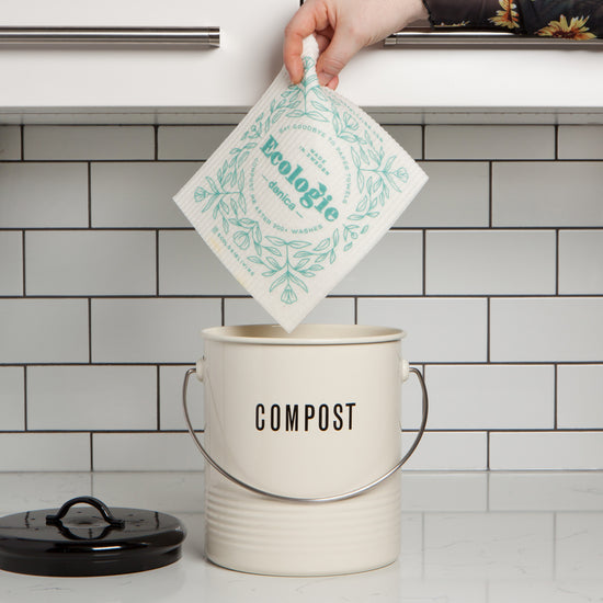 Now Designs Green Love Swedish Dishcloth