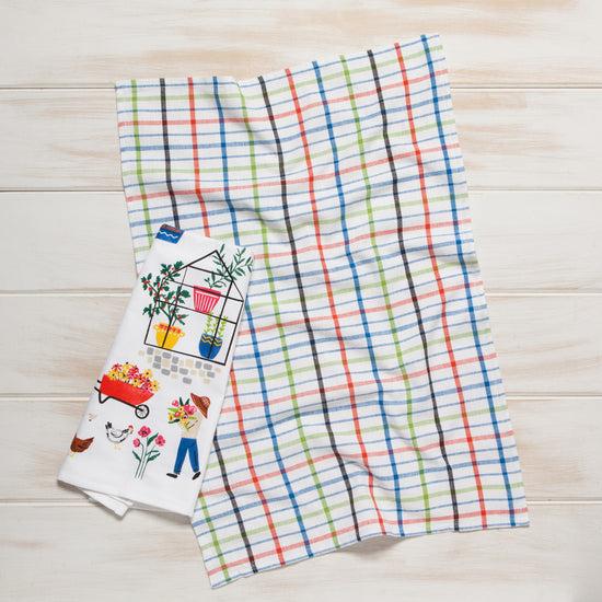 Now Designs Green Thumb Dishtowels Set Of 2