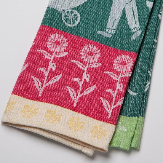 Now Designs Green Thumb Jacquard Dishtowel