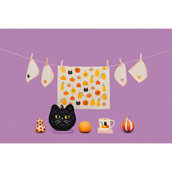 Now Designs Hallows' Eve Printed Cotton Dishtowel