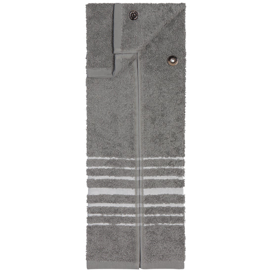 Now Designs Hang-Up Terry Hand Towel London Gray