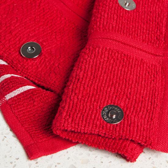 Now Designs Hang-Up Terry Hand Towel Red