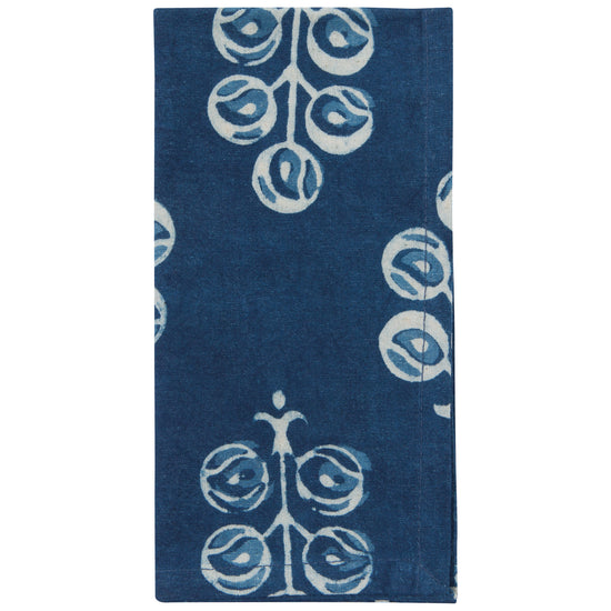 Now Designs Hawthorn Block Print Napkins Set Of 4