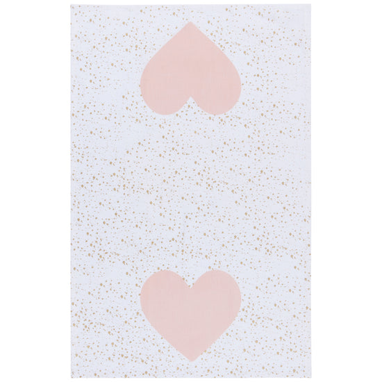 now designs Heart Cotton Printeed Dishtowel