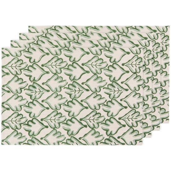 now designs Hedge Block Print Placemats Set of 4