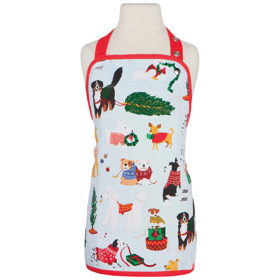 now designs Holiday Hounds Kid's Apron