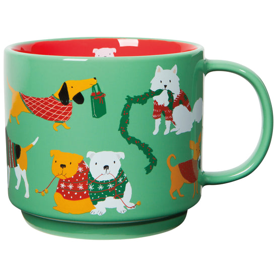 Now Designs Holiday Hounds Mug And Socks Set