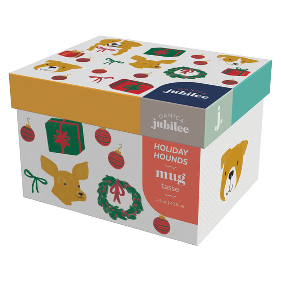 Now Designs Holiday Hounds Mug In A Box
