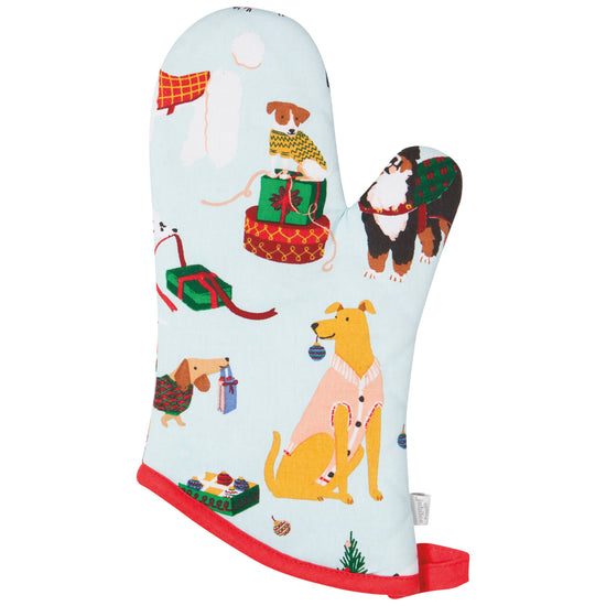Now Designs Holiday Hounds Packaged Mitts Set Of 2