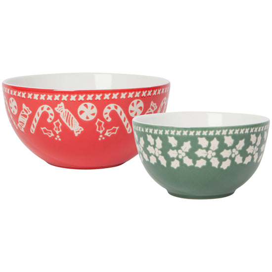 now designs Holly Jolly Candy Bowls Set of 2