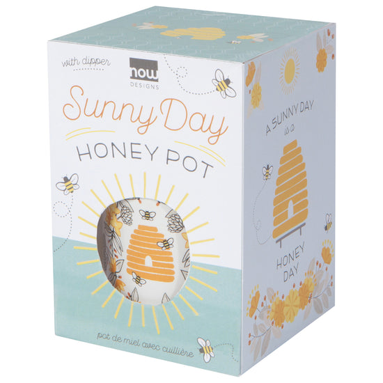 Now Designs Honeycomb Honey Pot