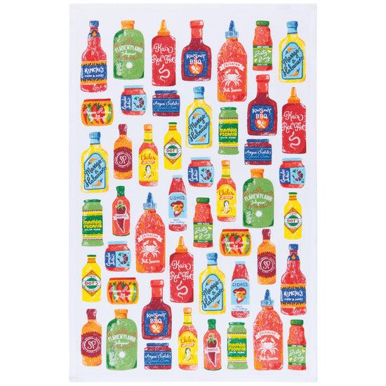 Now Designs Hot Sauce Dishtowels Set Of 2