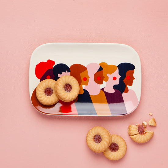 Now Designs Human Kind Shaped Stoneware Dish