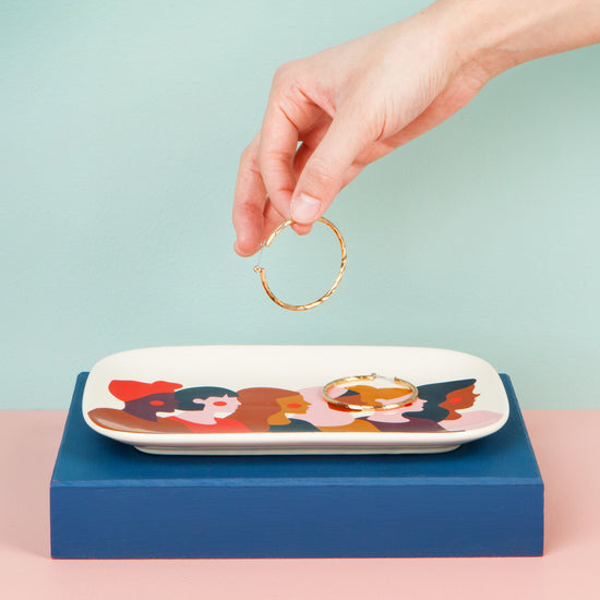 Now Designs Human Kind Shaped Stoneware Dish