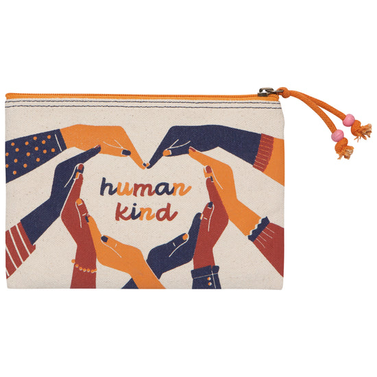 Now Designs Human Kind Zip Pouches Set Of 2
