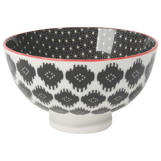 now designs Ikat Black 4 inch Stamped Bowl