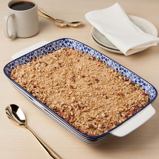 Now Designs Indigo Triangles Baking Dish