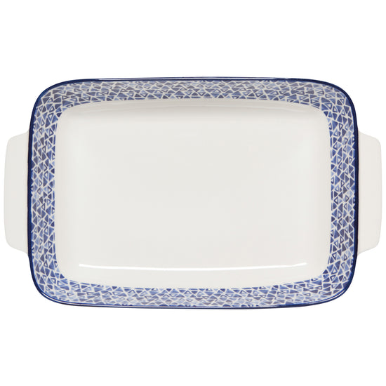 Now Designs Indigo Triangles Baking Dish