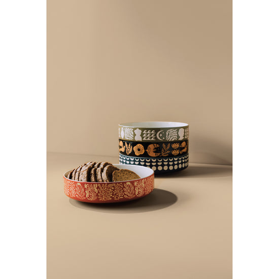 Now Designs Ink Imprint Serving Bowl