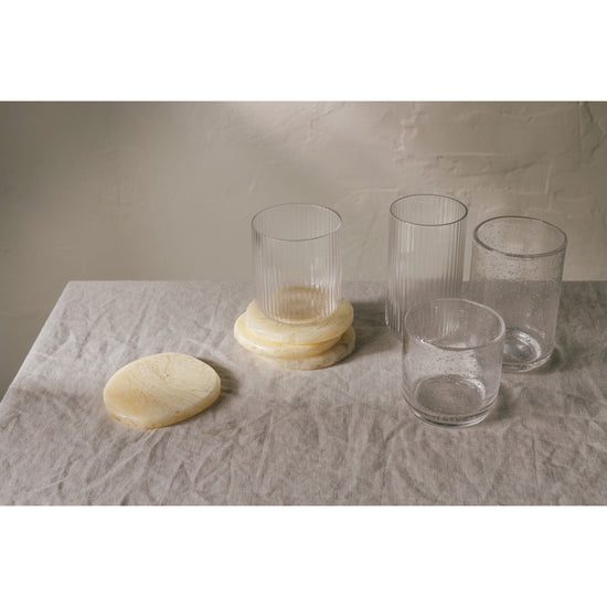 Now Designs Ivory-Resin Coaster Set Of 4