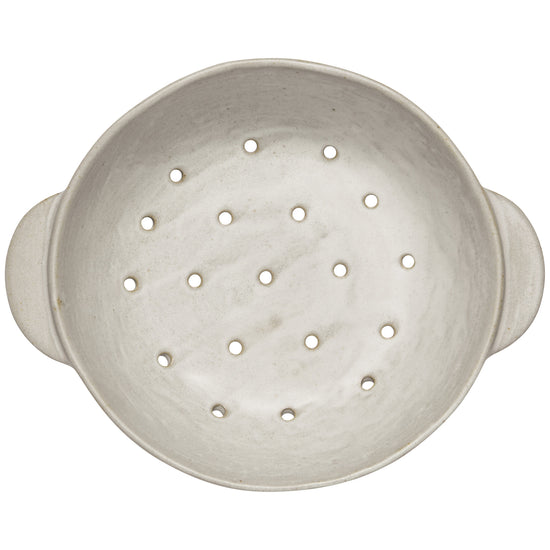 Now Designs Ivory Stoneware Fruit Bowl 9 Inch