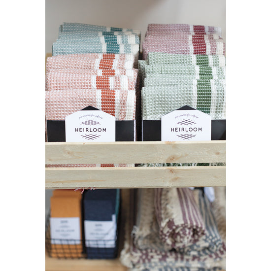 Now Designs Jade Heirloom Soft Waffle Dishtowel