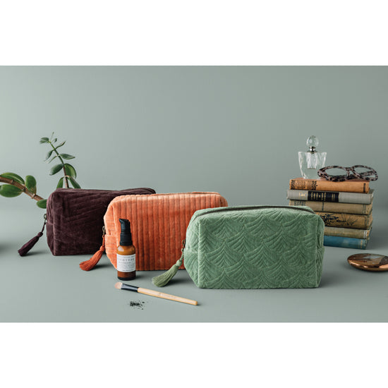 Now Designs Jade Quilted Cosmetic Bag