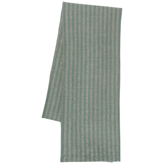 Now Designs Jade Stripe Linen And Cotton Dishtowel