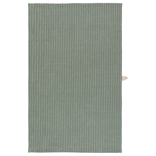 now designs Jade Stripe Linen and Cotton Dishtowel