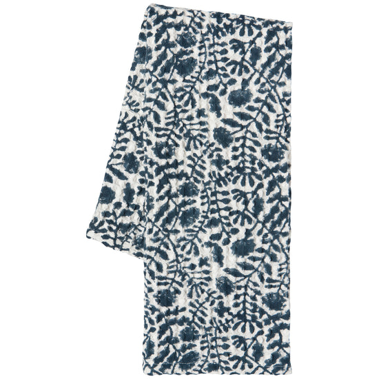 Now Designs Jasmine Block Print Waffle Dishtowel