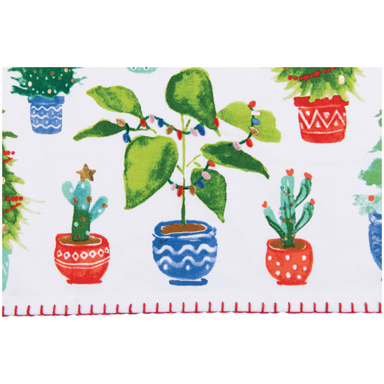 Now Designs Jingle Plants Christmas Dishtowel