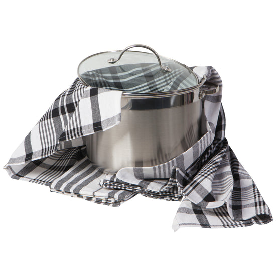 Now Designs Jumbo Dishtowels Blasck Set Of 3