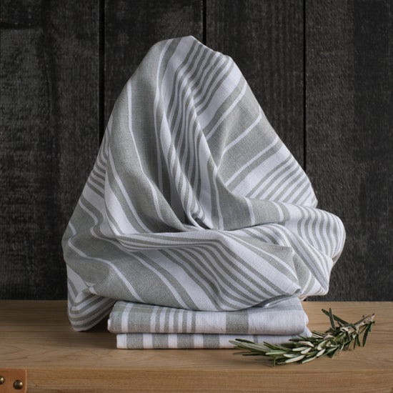 Now Designs Jumbo Dishtowels London Gray Set Of 3
