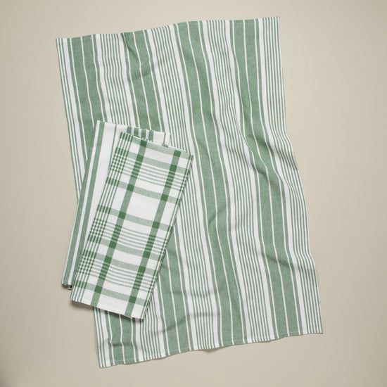 Now Designs Jumbo XL Dish Towel Elm Green Set Of 3
