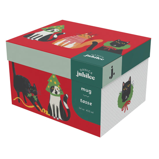 Now Designs Kitty Carol Christmas Mug In A Box