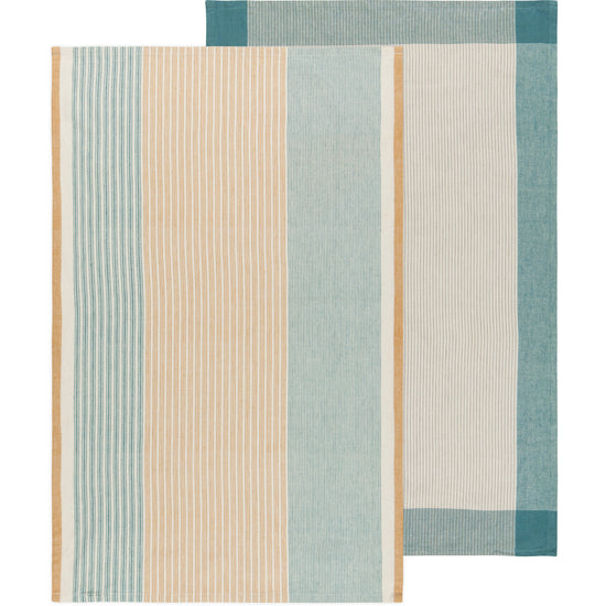 now designs Lagoon Array Stripe Dishtowel Set of 2