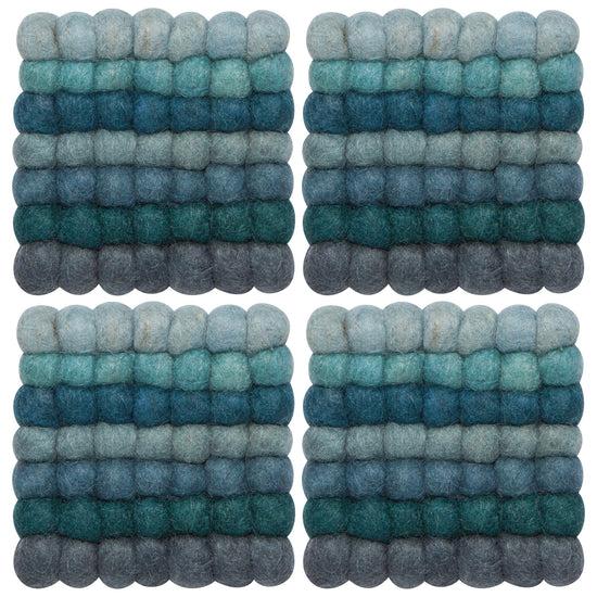 now designs Lagoon Dot Coasters Set of 4