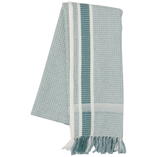 Now Designs Lagoon Heirloom Soft Waffle Dishtowel