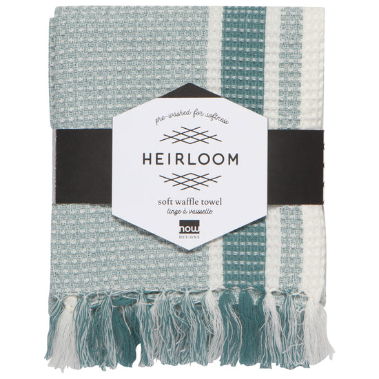 Now Designs Lagoon Heirloom Soft Waffle Dishtowel