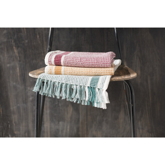 Now Designs Lagoon Heirloom Soft Waffle Dishtowel