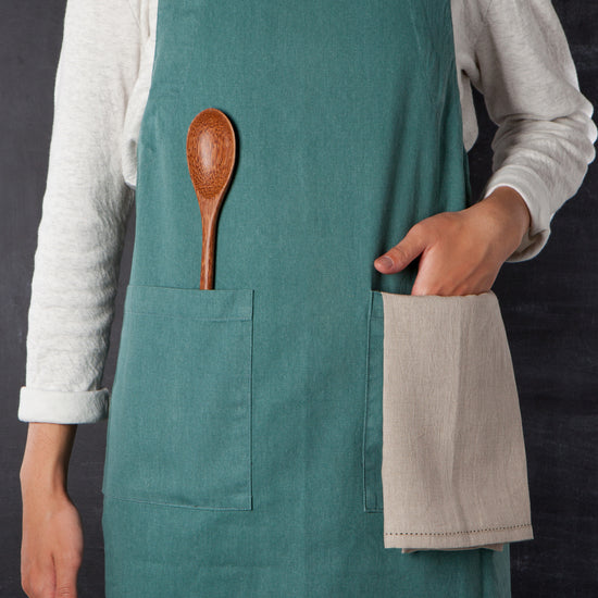 Now Designs Lagoon Heirloom Stonewash Apron