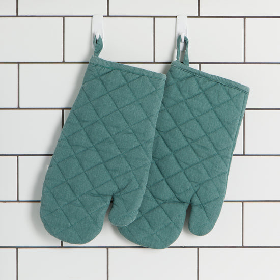 Now Designs Lagoon Heirloom Stonewash Oven Mitt