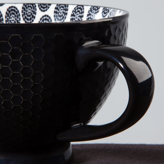 Now Designs Latte Mug Black