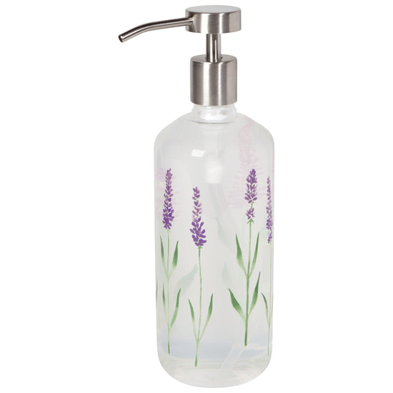 now designs Lavender Glass Soap Pump