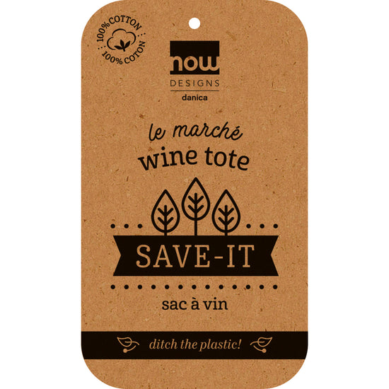 Now Designs Le Marche Natural Net Wine Bag