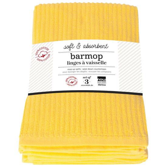 Now Designs Lemon Barmops Set Of 3