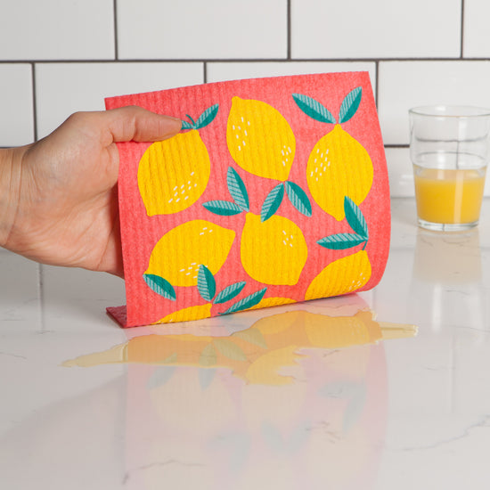 Now Designs Lemon Swedish Sponge Cloth